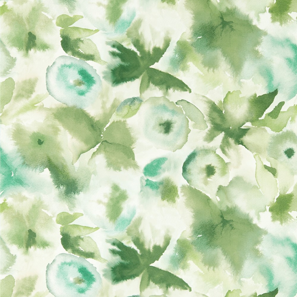 Flores Wallpaper 113137 by Harlequin in Clover Kelly Aqua